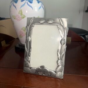 Vintage Pewter Rare Picture Frame